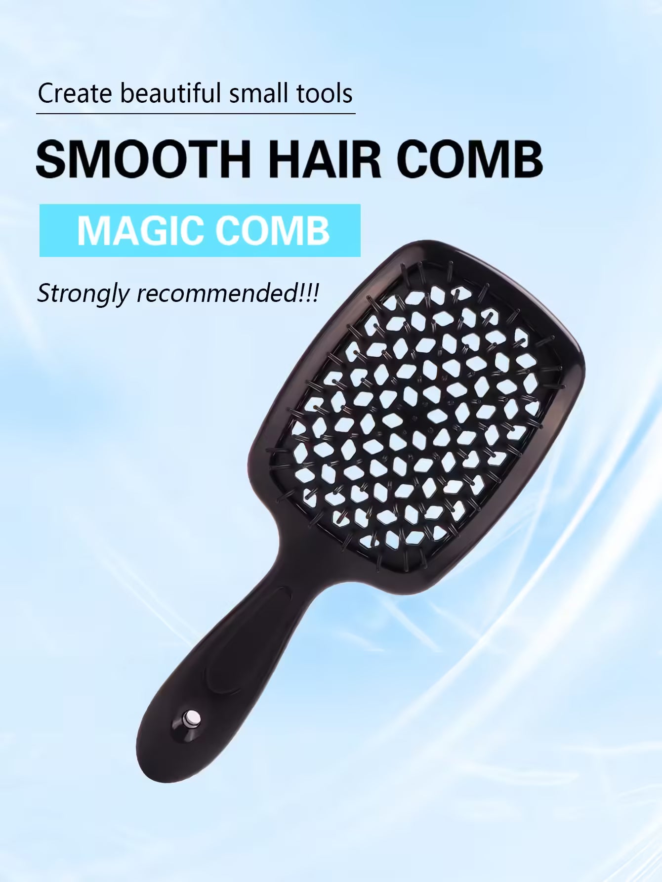 Air Cushion Comb - Massage, Anti-static, Hollow Out Design - Wet Curly Hair Brushes, Barber Styling Tool