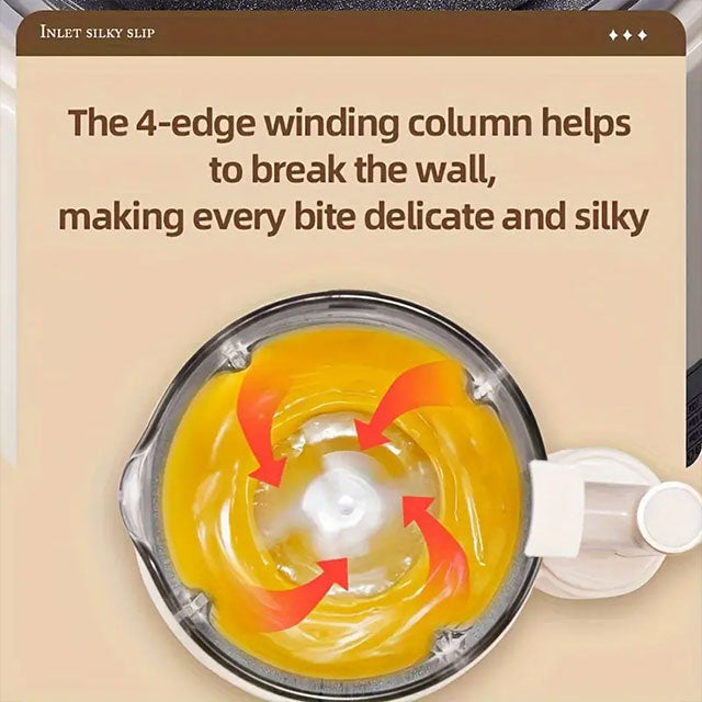 1.5L Large-Capacity Nut Milk & Juice Maker – Low-Noise, High Borosilicate Glass, Automatic Heating for Soy, Almond, & Plant-Based Milk