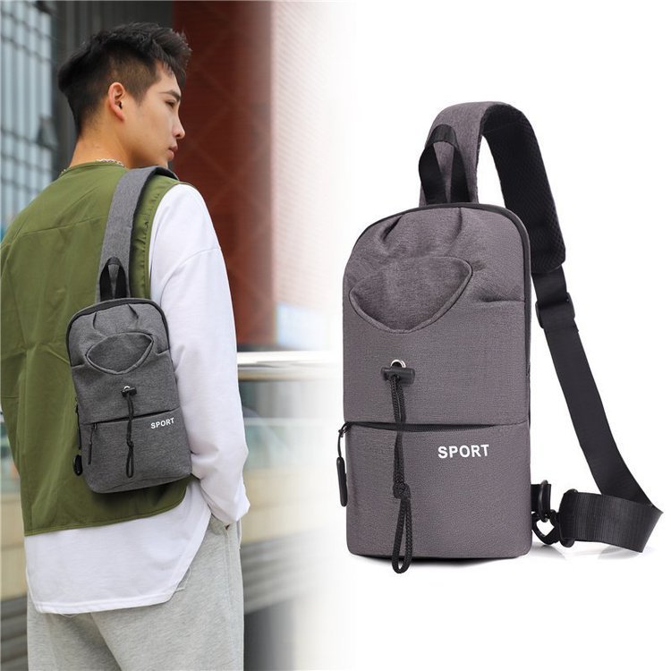 Sacoche de poitrine de sport unisexe Bottle Space (EGB252)