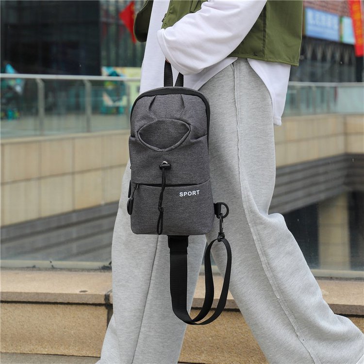 Sacoche de poitrine de sport unisexe Bottle Space (EGB252)