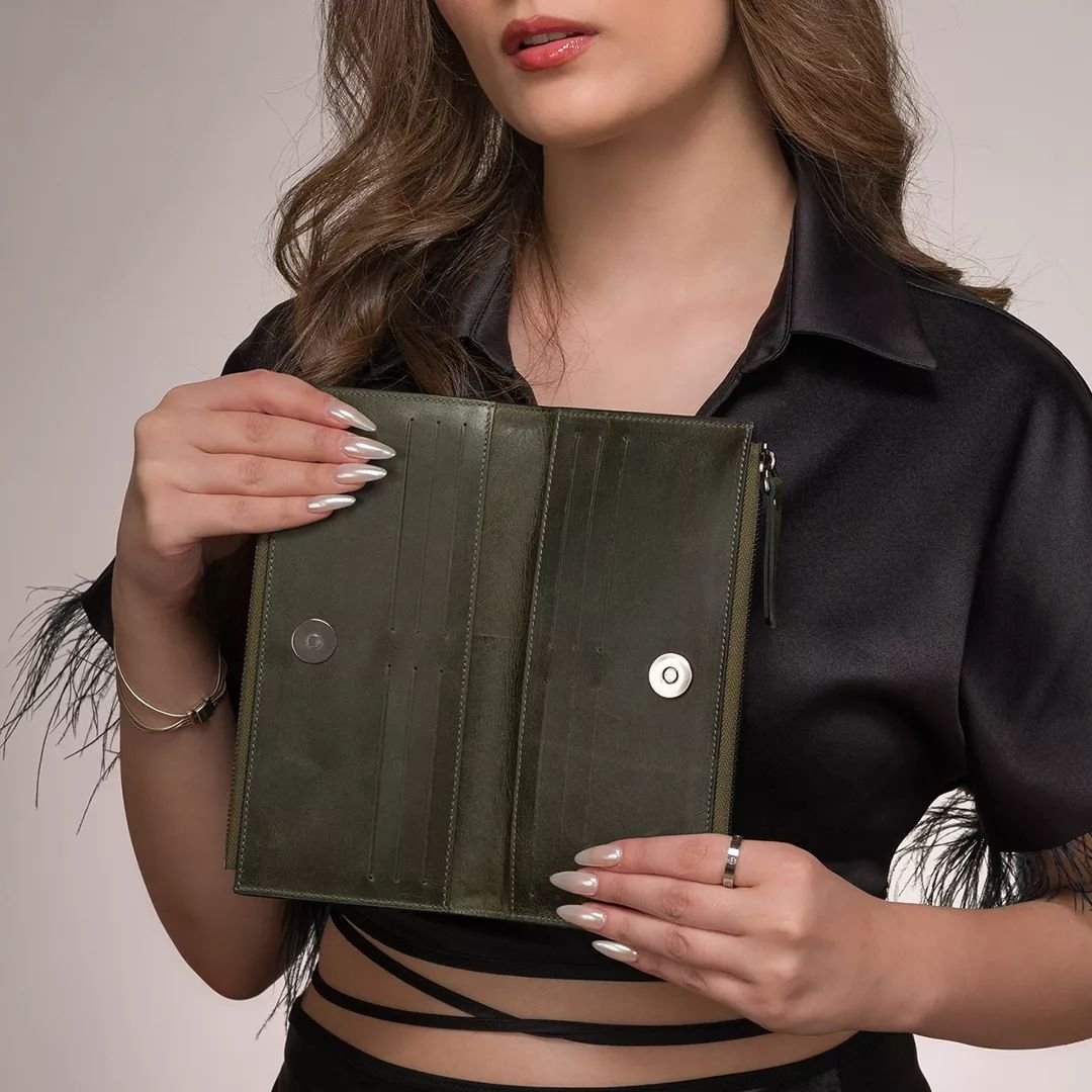 Westpolo Unisex Long Genuine Leather Wallet (440C)