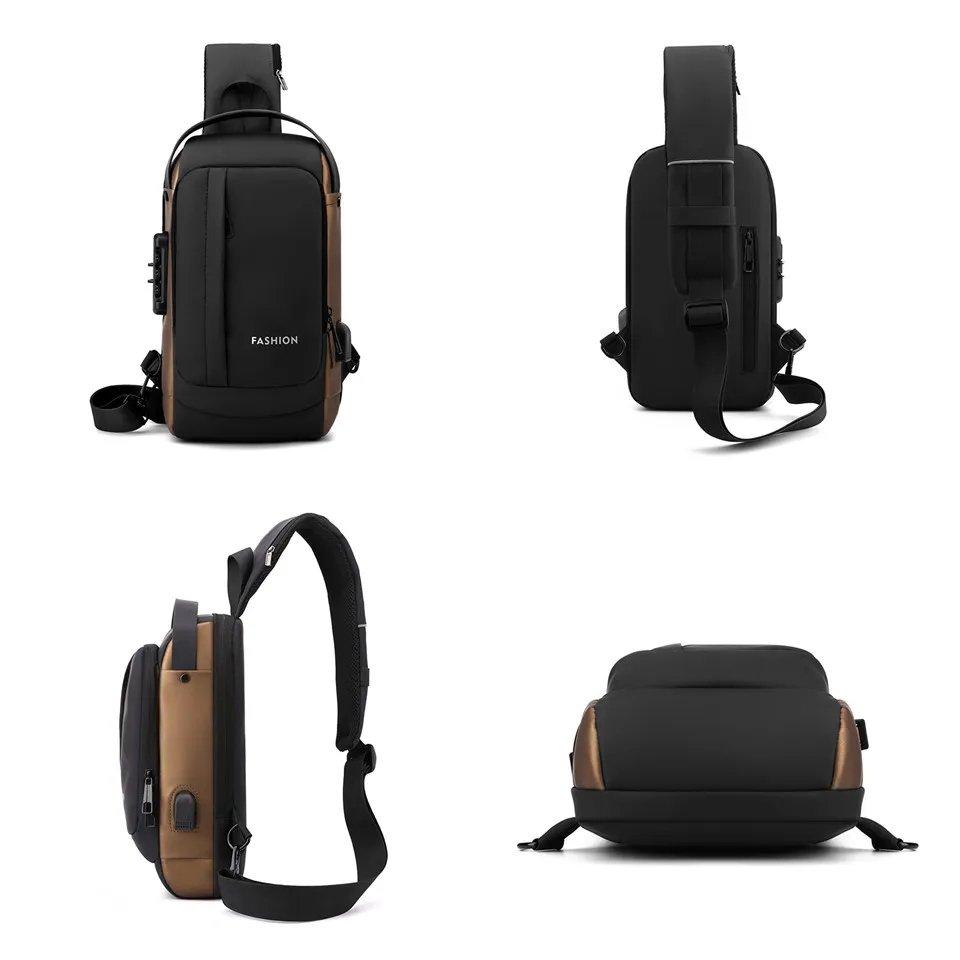 Sac de poitrine unisexe imperméable au design nouveau