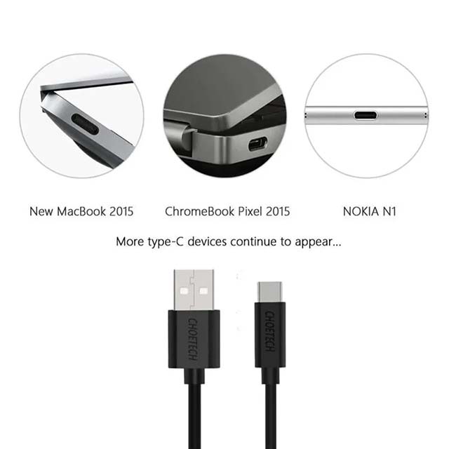 10ft USB Type C Cable – High Speed 2.0 Fast Charging & Data Sync | USB C to USB A Cord (3m, Black)