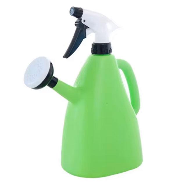 1L Plastic Watering Can – Adjustable Pressure Spray Kettle for Indoor & Outdoor Garden Plants