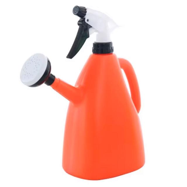 1L Plastic Watering Can – Adjustable Pressure Spray Kettle for Indoor & Outdoor Garden Plants