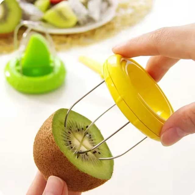 1PC Detachable Kiwi & Fruit Peeler – Stainless Steel Kitchen Tool for Lemon, Salad & Cooking Prep