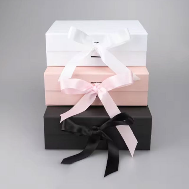 1PCS Folding Gift Box – Wholesale Book-Type Magnet Closure Packaging with Special Embossed Paper for Wig & Shirt