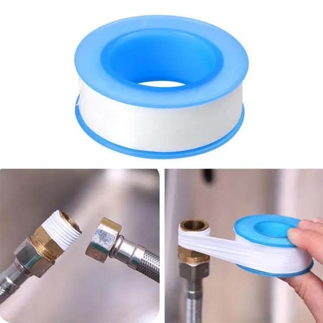 1pc White PTFE Pipe Thread Seal Tape – Premium Plumber’s Sealing Roll for Leak-Proof Connections (H9W010 V8B4 S4W8)