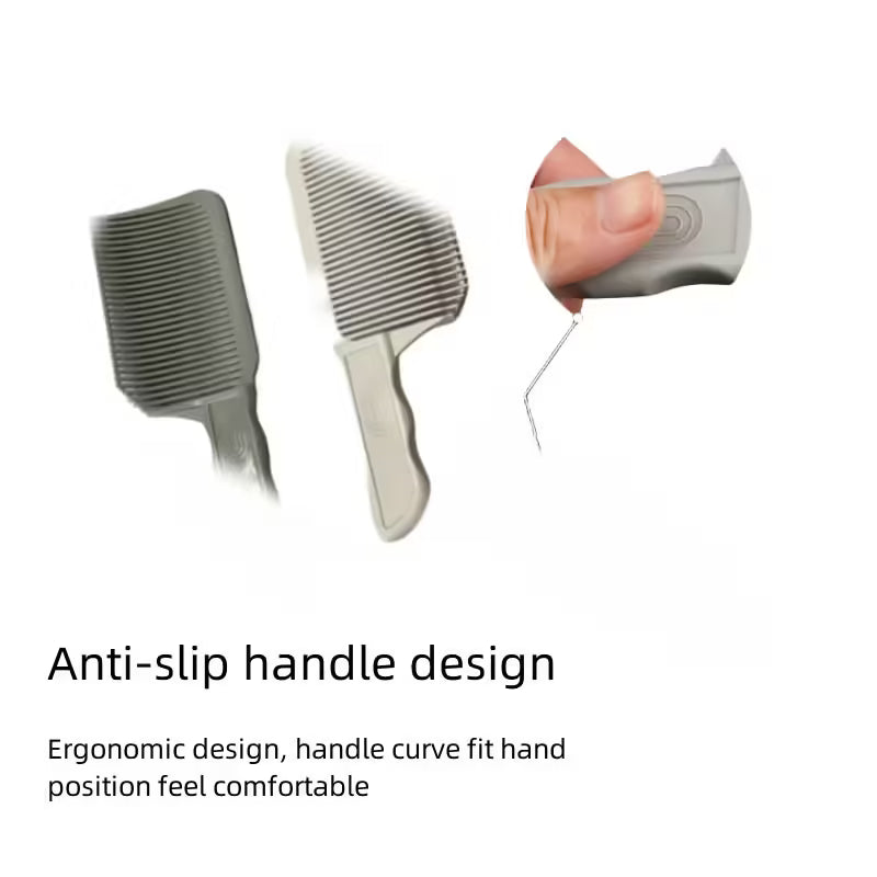 Peigne à dégradé - Outil de dégradé professionnel pour tondeuse de barbier - Brosse à dégradé résistante à la chaleur pour coiffure en salon