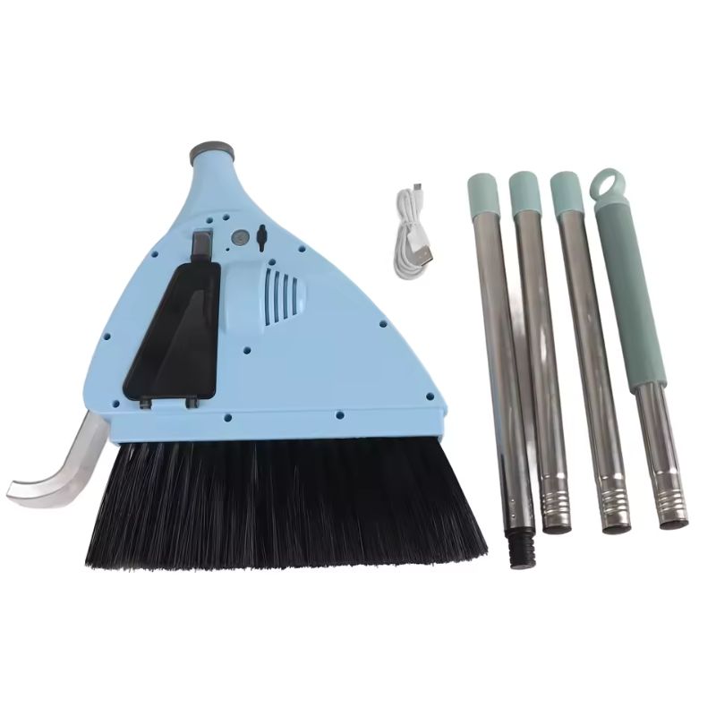 2-in-1 Cordless Vacuum Broom & Sweeper – USB Rechargeable Lightweight Vacuum Cleaner for Home, Bedroom & Office