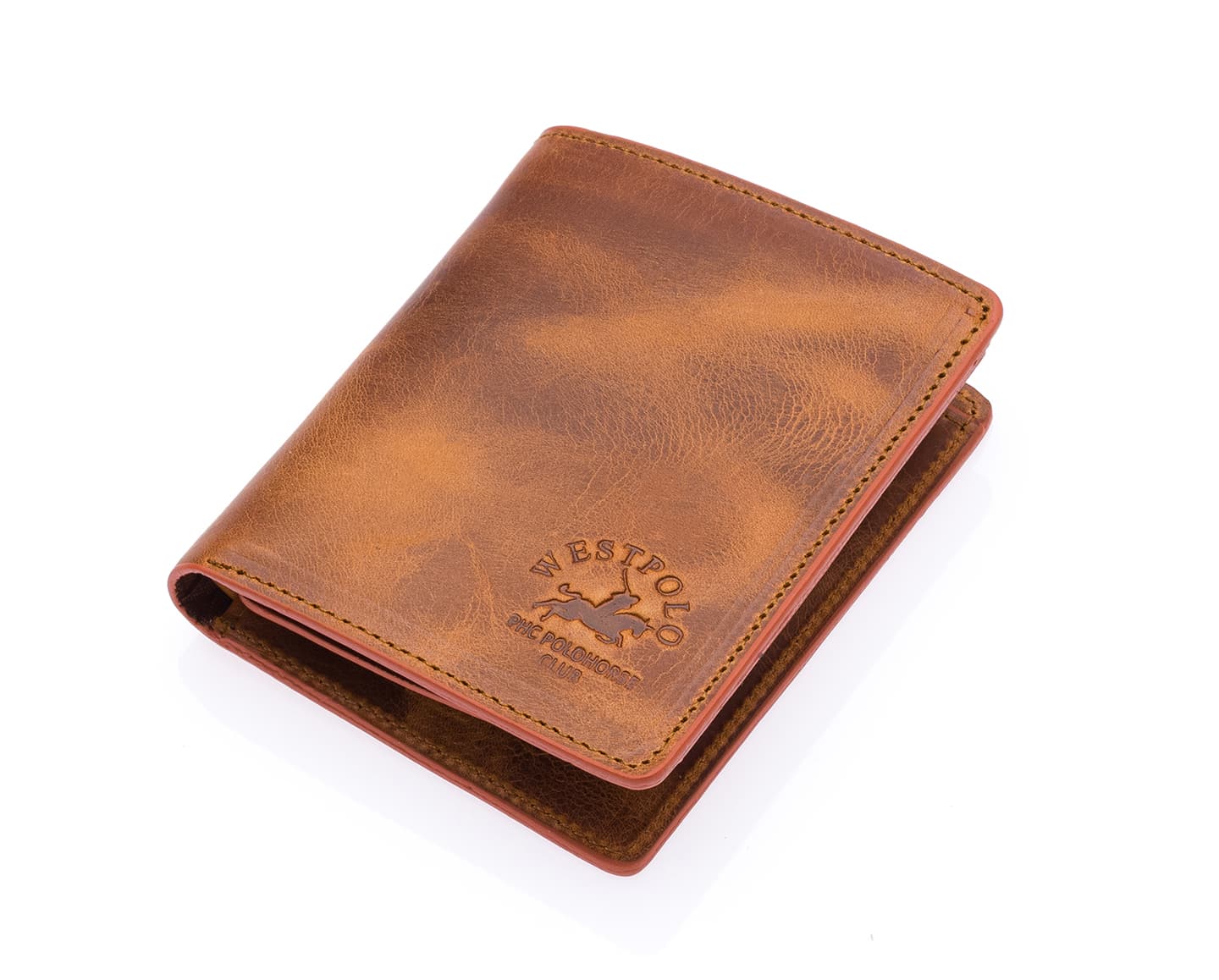 Westpolo Martini Genuine Leather Men's Wallet Card Holder With Large Card Holder Compartment (1590C)
