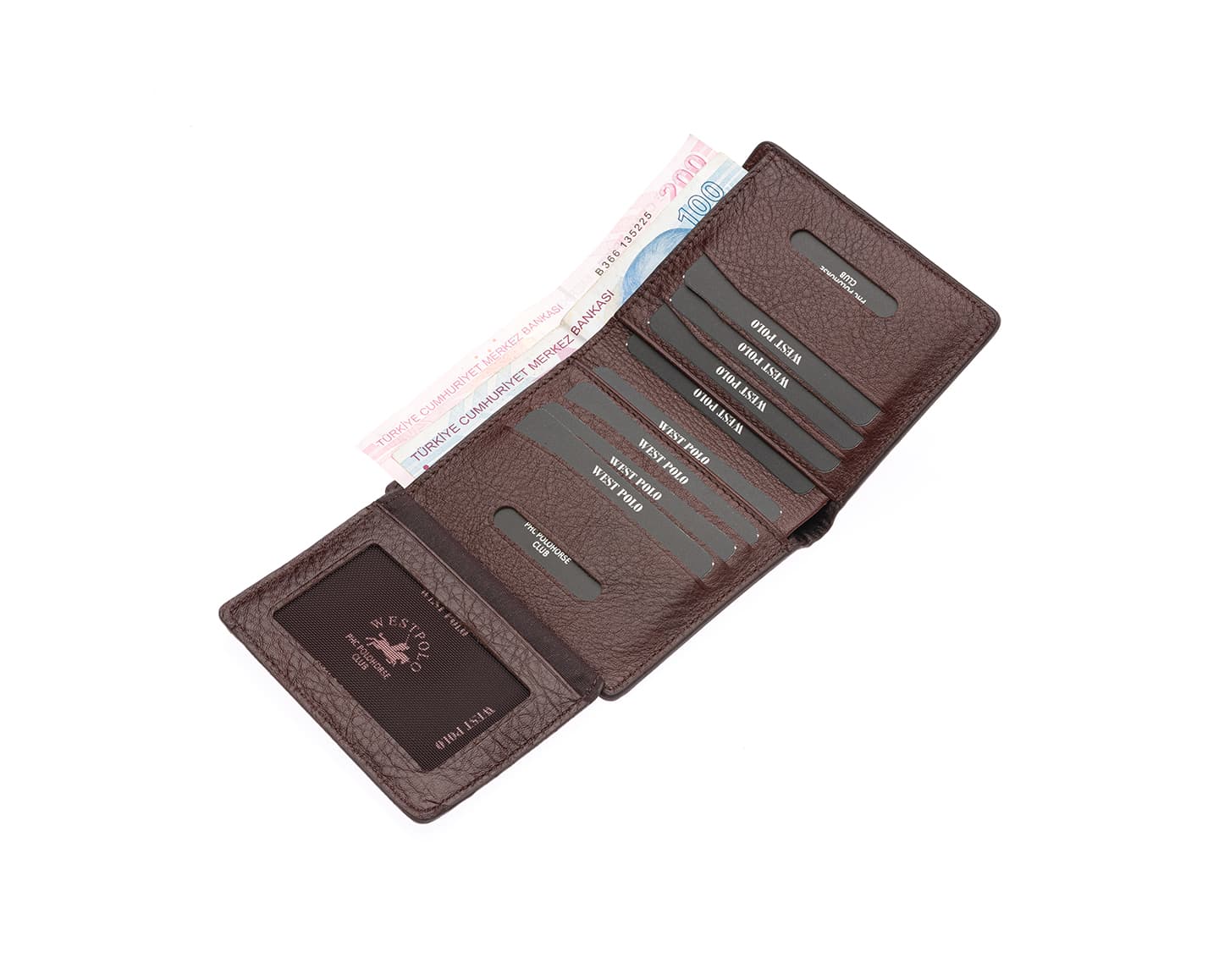 Westpolo Martini Genuine Leather Men's Wallet Card Holder With Large Card Holder Compartment (1590)