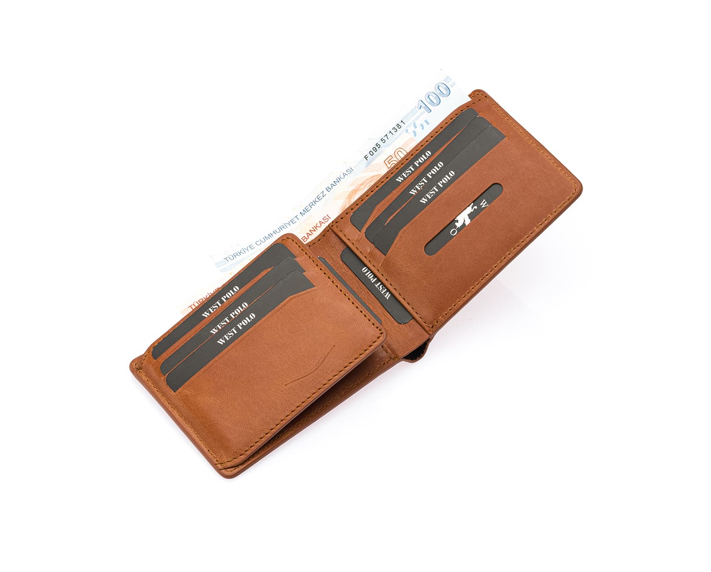 Westpolo Genuine Crazy Leather Men's Wallet (150C)