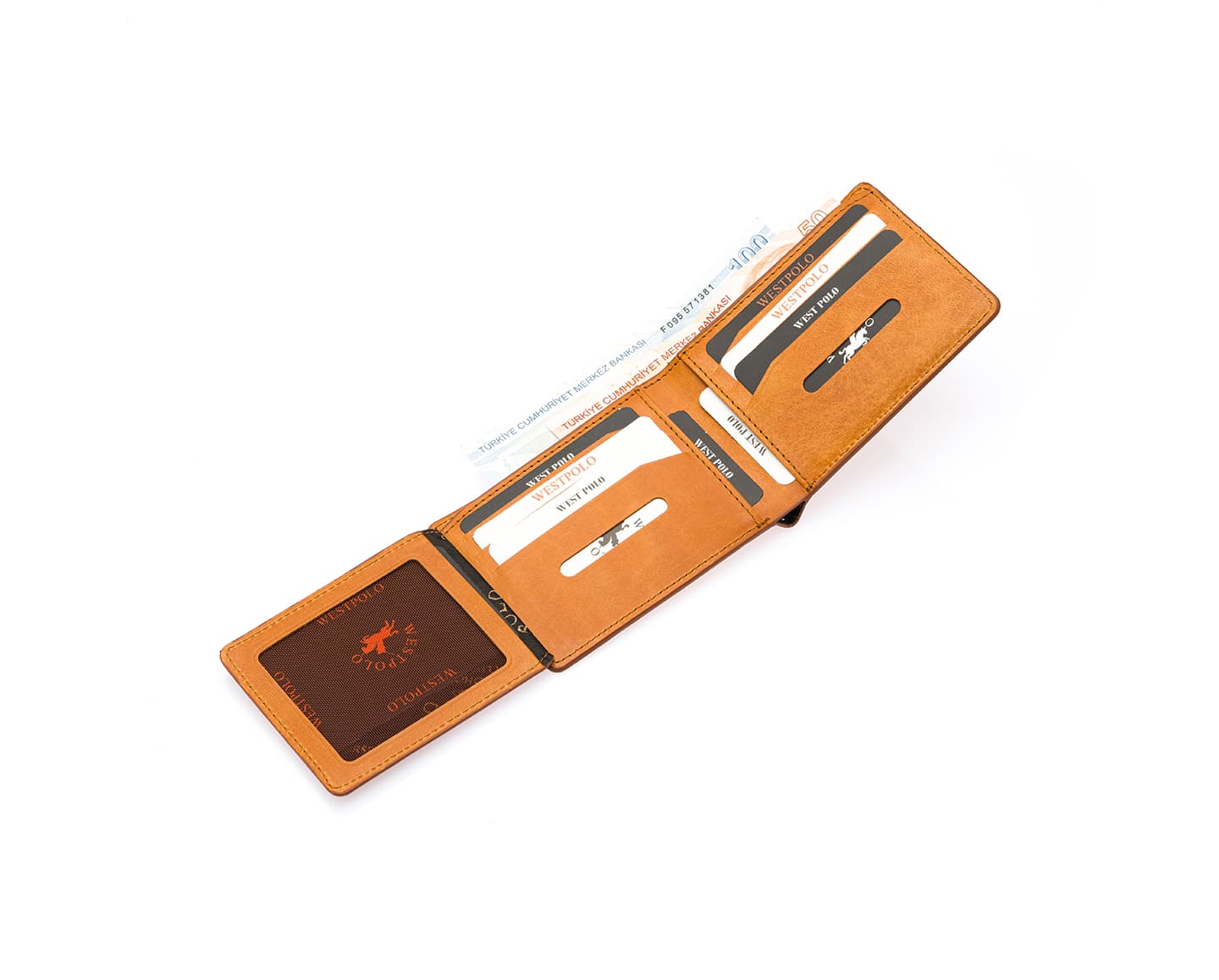 Westpolo Genuine Crazy Leather Men's Wallet (150C)