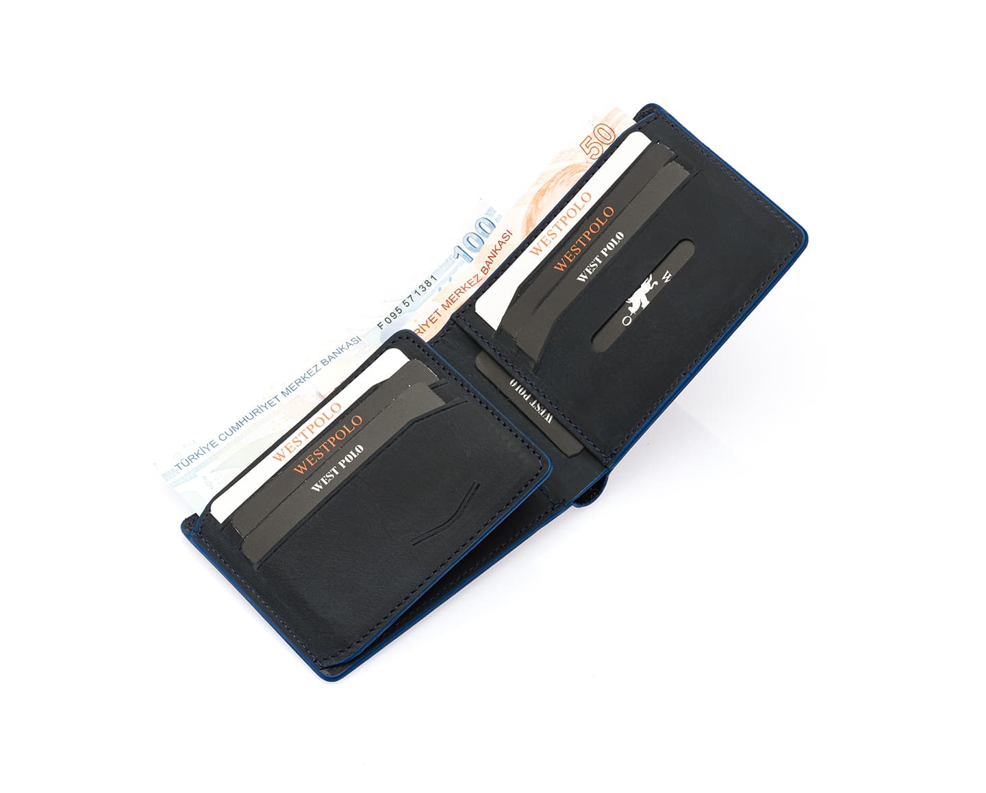 Westpolo Genuine Crazy Leather Men's Wallet (150C)