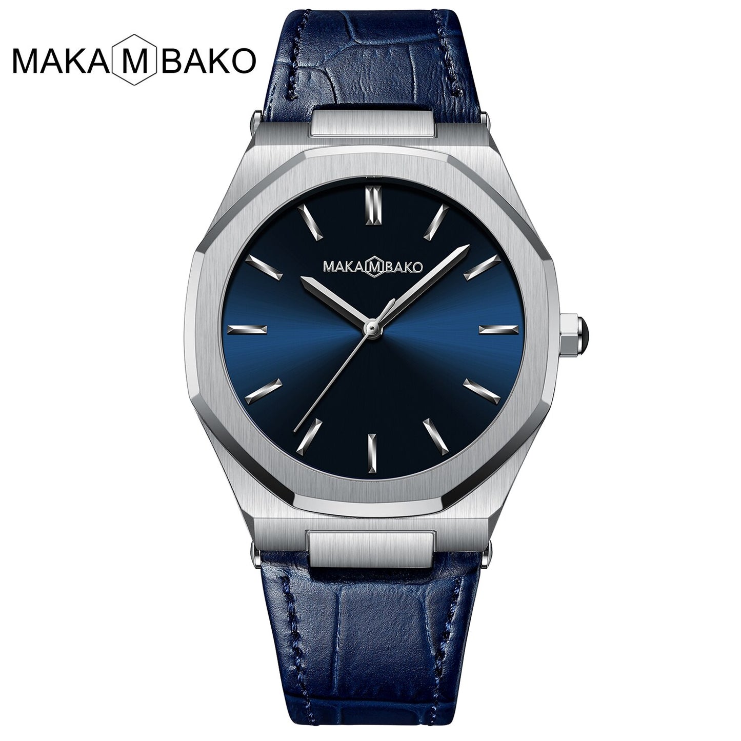 2022 Top Private Brand Men Watch Business Design Japan Imported Movement Fashion Leather Waterproof Wristwatch Relogio 3