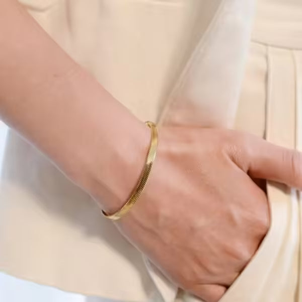 2/3/4/5 mm Snake Chain Women Bracelet (EGBT369)