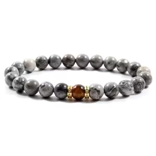 Bracelet de perles en œil de tigre (24 variantes) pour hommes et femmes (EGBT089)