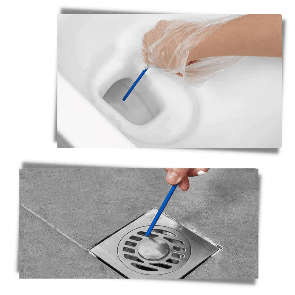12-Pack Sink Cleaning Sticks – Drain Cleaner Deodorizing Sticks for Kitchen & Bathroom Sinks