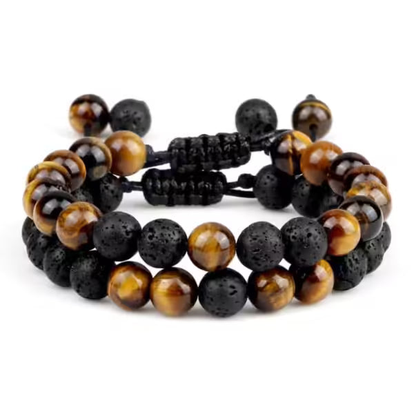 2pcs Set Unisex Shamballa Bracelet (EGBT390)