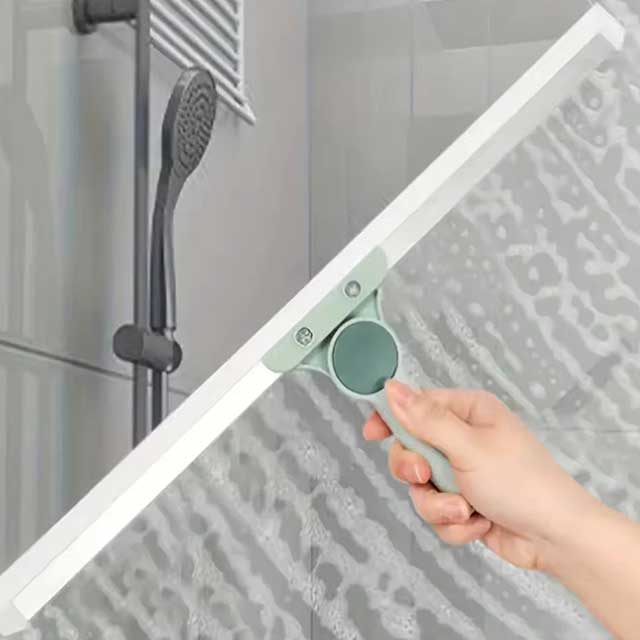 3-in-1 Multifunctional Floor Squeegee - Household Tile, Glass & Window Wiper for Toilet & Washroom Cleaning