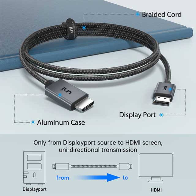 30Hz DisplayPort to HDMI Cable