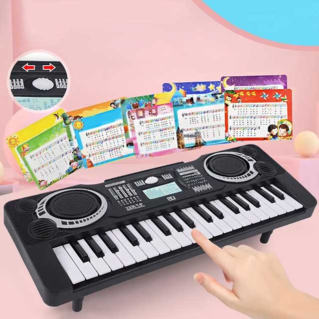 37-Key Digital Electronic Piano Keyboard for Kids – Portable Educational Musical Toy for Children & Beginners
