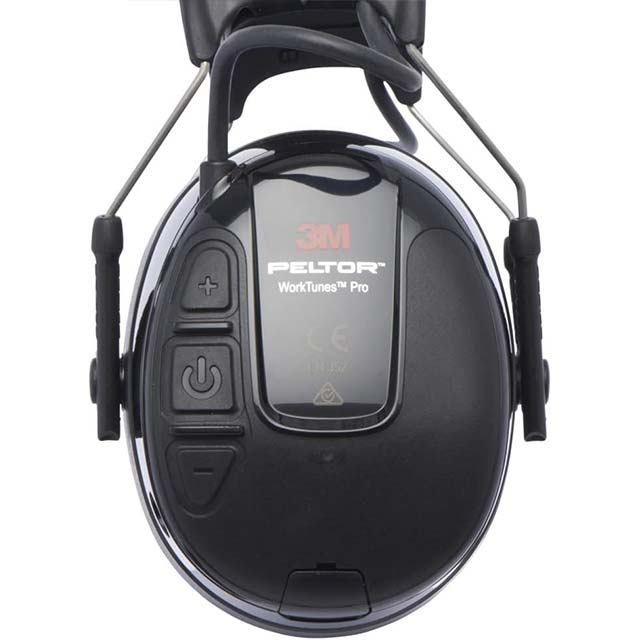3M Peltor WorkTunes Pro FM Radio Hearing Protection – 32dB Noise Reduction Headset for Forestry, Agriculture & High-Noise Leisure Activities
