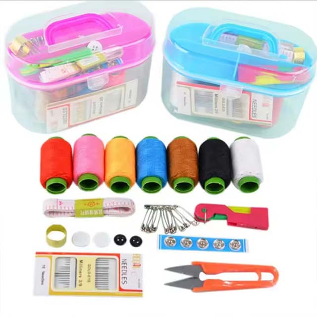 46-Piece Large Sewing Kit – Multifunctional Home Sewing Tool Set with Storage Box (150g)
