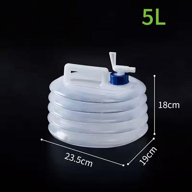 5-15L Collapsible Car Water Bucket – Portable Outdoor Water Tank with Faucet for Camping, Picnic & Travel