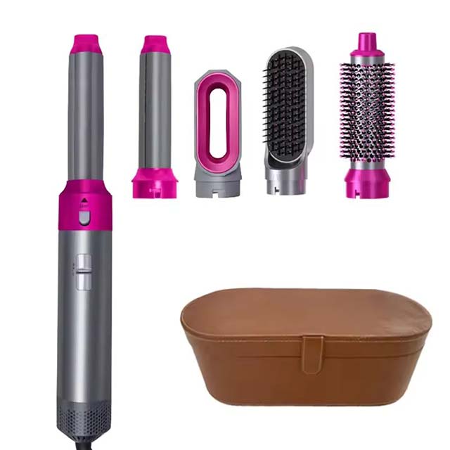 5-in-1 Hair Dryer & Styling Set - Professional Curling Iron, Straightener, and Hot Comb for Dyson Airwrap - Household Hair Tool
