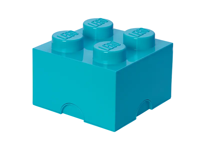 LEGO® 4-Stud Storage Brick – Large Stackable Organizer Box for LEGO Bricks & Toys