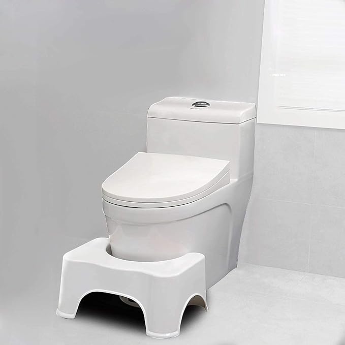 Squatting Toilet Stool – Non-Slip Bathroom Foot Rest for Comfortable & Natural Toilet Posture