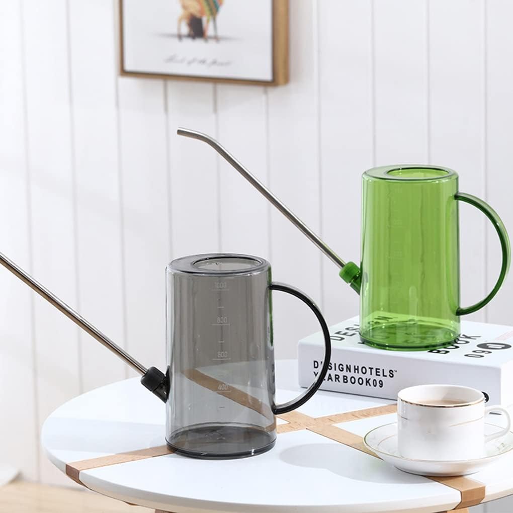 1 Liter Long Spout Watering Can with Gardening Shovel Set – Precision Irrigation Spraying Pot for Indoor Houseplants, Office, and Succulents
