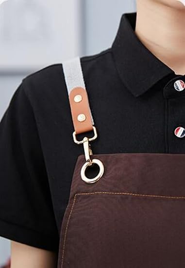 Premium Canvas Work Apron – Custom Professional Apron for Coffee Shops, Florists, and Bakeries – Durable Catering & Retail Uniform