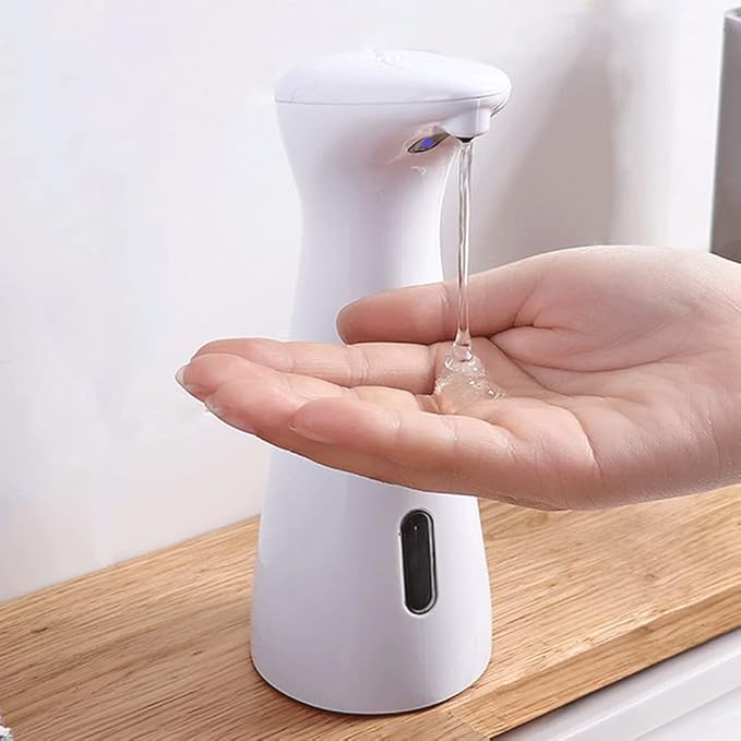 Smart Automatic Sensor Hand Soap Dispenser – High-Quality White ABS Waterproof Shell – Touchless Infrared Hand Washing Device for Bathroom & Kitchen