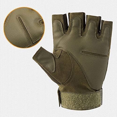 Tactical Half Finger Gloves – Fingerless Sports & Motorcycle Gloves for Cycling, Hiking, Gym & Outdoor Activities