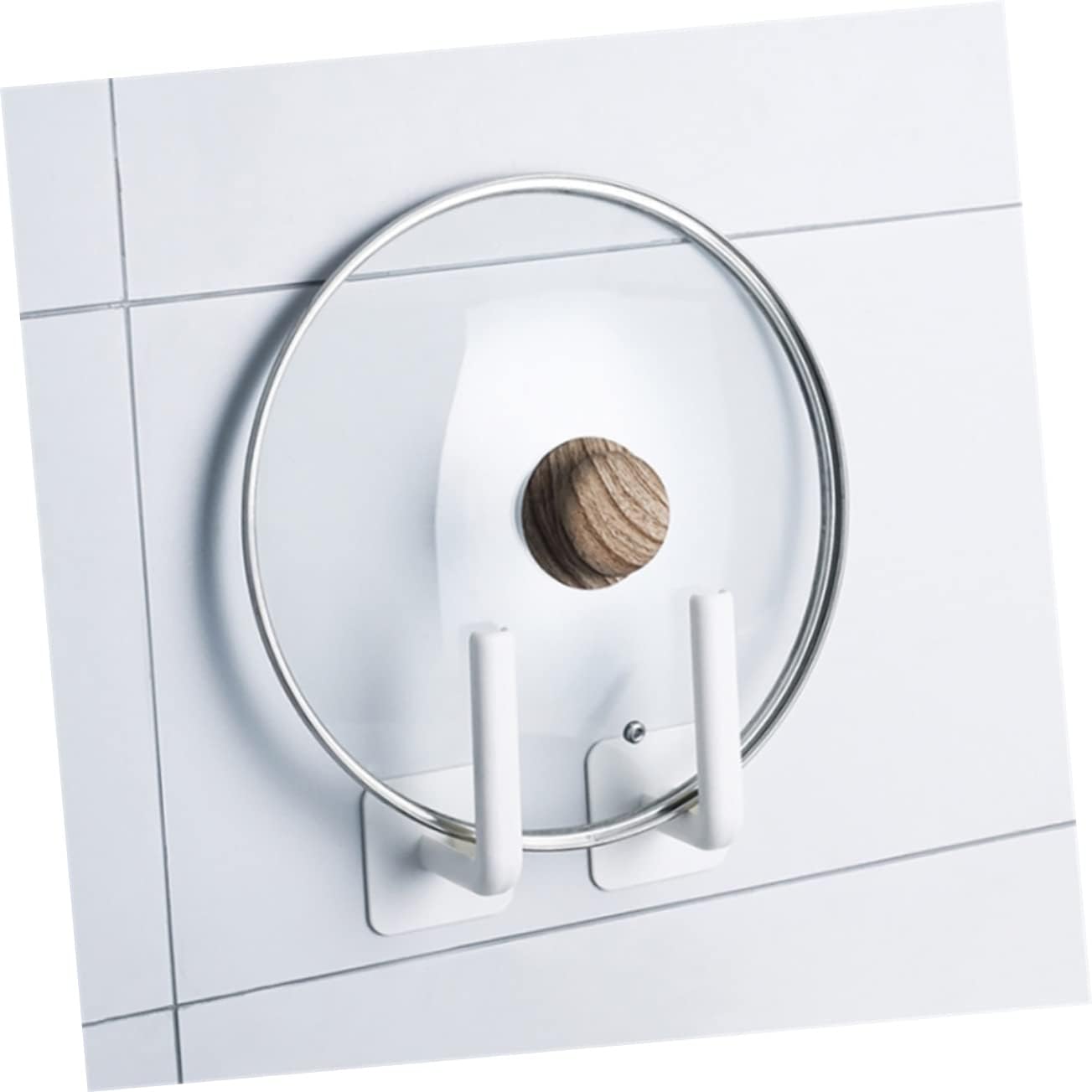 No-Hole Multifunctional Hooks – Kitchen Wall-Mounted Lazy Rag Hanger – Vertical Paper Towel & Film Organiser Rack