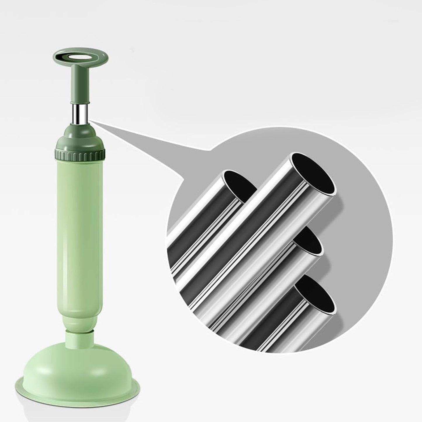 High-Pressure Air Toilet Plunger – Professional Drain Blaster & Clog Remover – Flexible Sewer Unclogging Tool for Bathroom, Kitchen, and Sinks (Pink/Blue/Green)