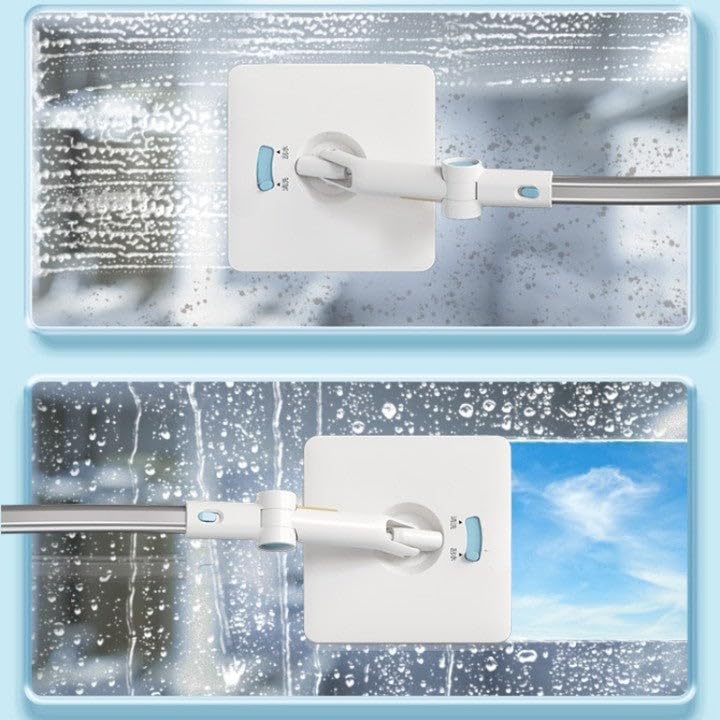 Adjustable Telescopic Window Cleaner Brush – Double-Sided Glass Wiper for Indoor & Outdoor Use