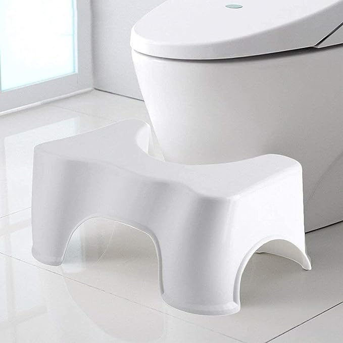 Squatting Toilet Stool – Non-Slip Bathroom Foot Rest for Comfortable & Natural Toilet Posture