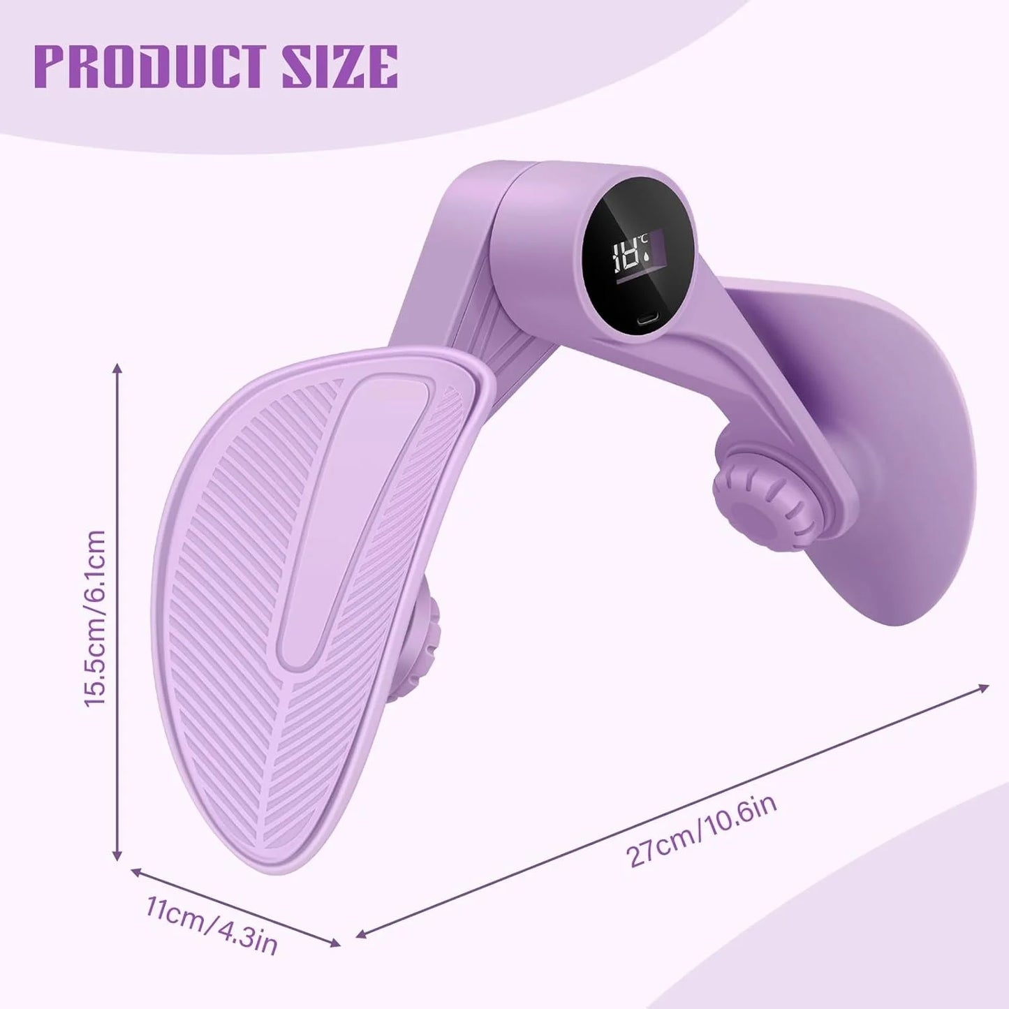 Pelvic Floor Strengthener for Women – Adjustable Inner Thigh Exerciser & Kegel Trainer for Pelvic, Hip, Leg, Arm & Core Fitness