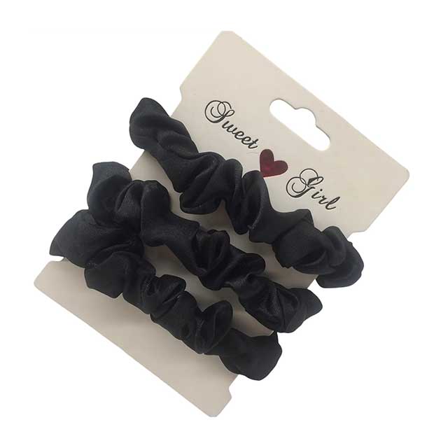 6PCS Multicolor Small Intestine Hair Ties for Women – Elastic Spiral Hair Circles & Styling Accessories