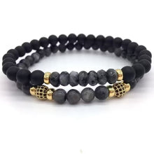 6mm Ball Beaded Men Bracelet (EGBT016)