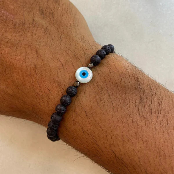 Bracelet unisexe classique fait main à œillet rond de 6 mm (EGBT014)