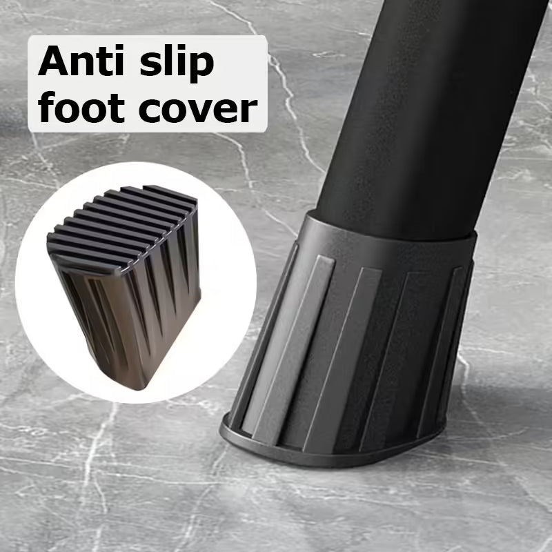 Convenient 3-Step Folding Ladder: Carbon Steel, Anti-Slip, Herringbone Design - Ideal Home Stair Ladder Chair/Stool