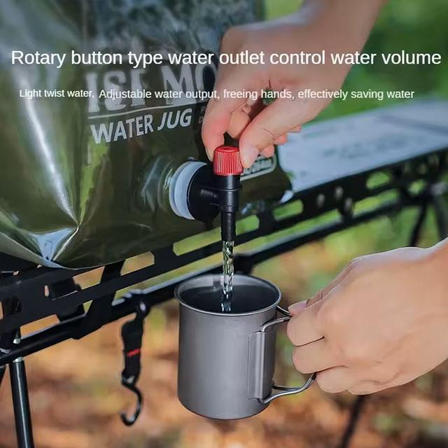 7.5L Collapsible Water Storage Bag – Large-Capacity, Portable PET Water Bag with Built-in Valve for Outdoor & Emergency Use