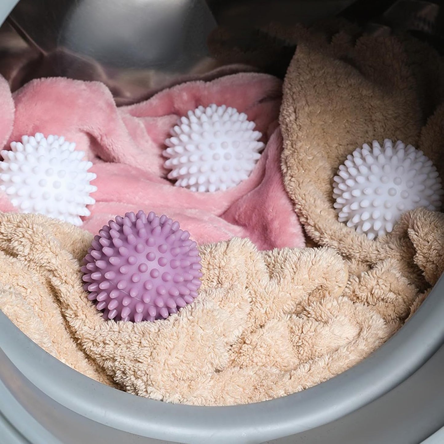 1 Piece Reusable Silicone Anti-Fouling Laundry Balls – Essential Drum Cleaning & Anti-Tangle Supplies