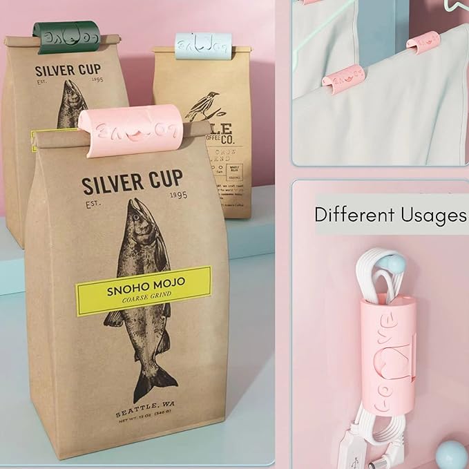 Ensemble de 6 porte-draps