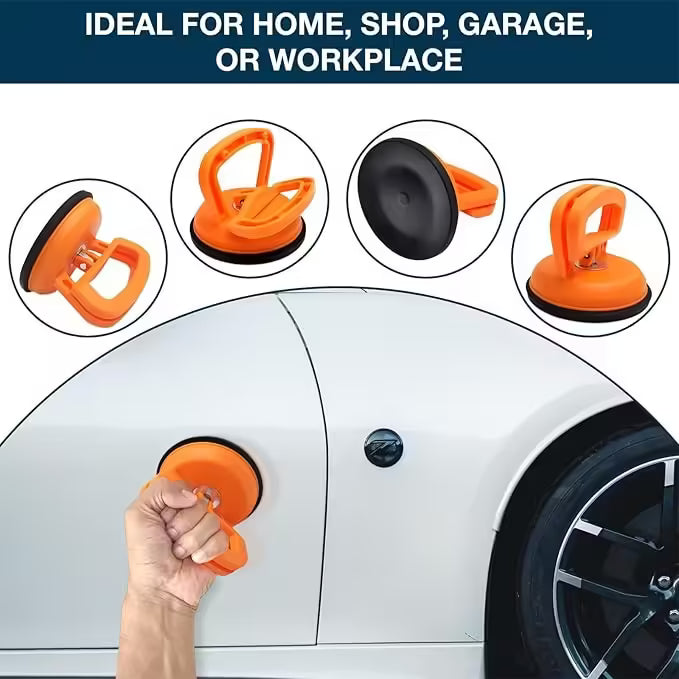 Heavy Duty Aluminum Glass Suction Cup Lifter Vacuum Plate Puller Handle for Glass & Tile Lifting